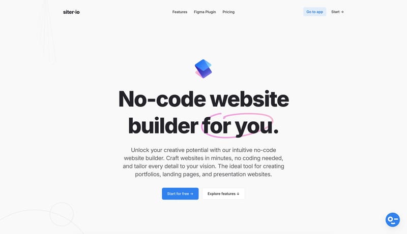 No-Code Website Builder, Web Design Tool - Siter.io