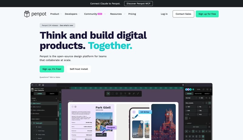 Penpot: The Design platform for Design & Code Collaboration