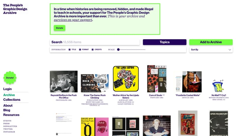 People’s Graphic Design Archive