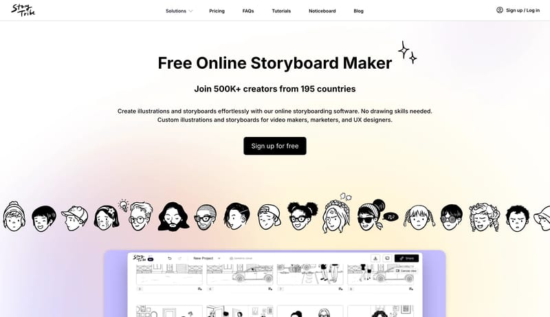 StoryTribe: Free Online Storyboard Maker for Professionals