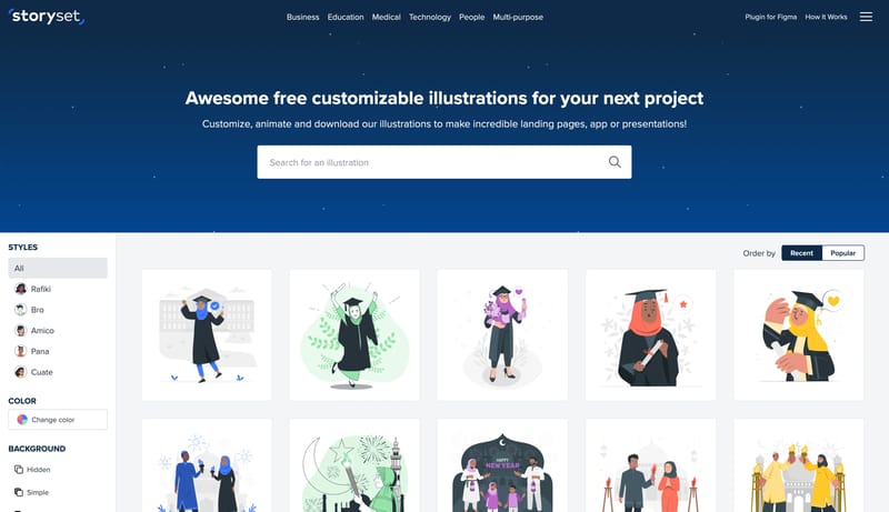 Storyset | Customize, animate and download illustration for free
