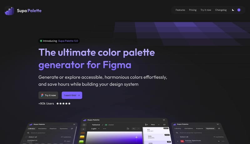 Supa Palette - The ultimate color palette generator for Figma!