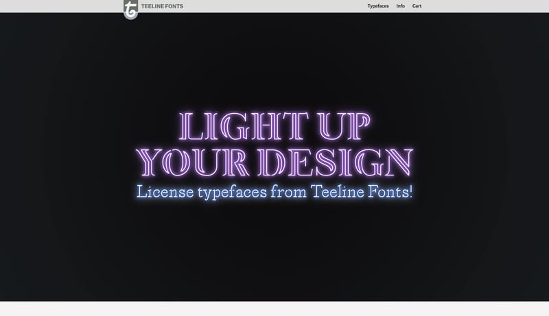 Teeline Fonts — Digital type foundry