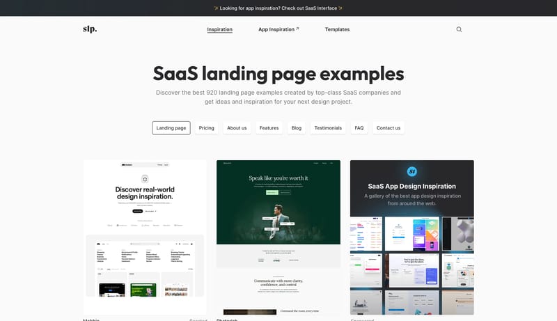 The Best Landing Page Examples For Design Inspiration - SaaS Landing Page