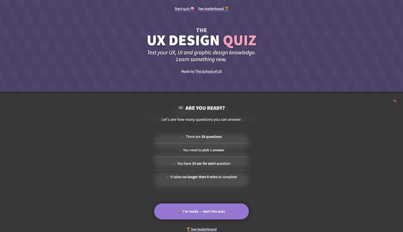 The Design Quiz: test your UX, UI and graphic design knowledge