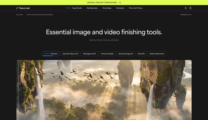 Topaz Labs | Professional-grade photo and video editing powered by AI.