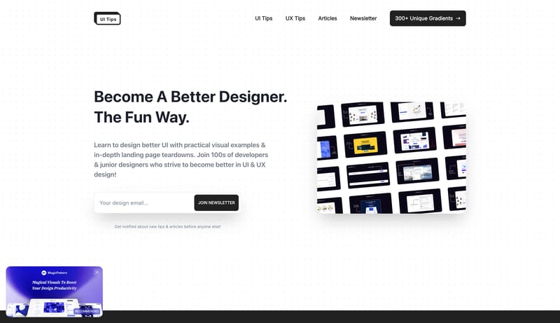 UI & UX Design Tips by Jim Raptis.