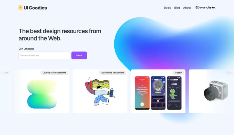 UI Goodies - A Directory of Design Resources & Tools