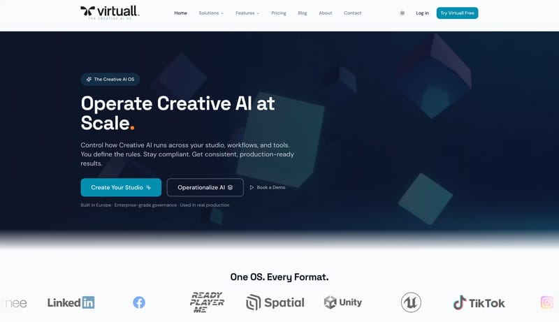 Virtuall — AI Workspace for Creative Teams | 3D, Image & Video