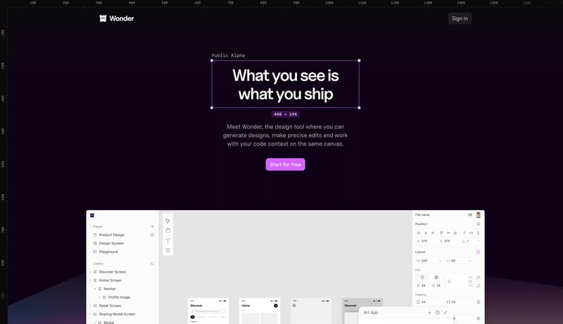 Wonder - Design like Magic