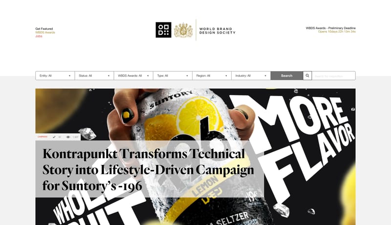 World Brand Design Society | Consumer Brand Design | Creative Business