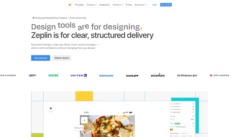 Zeplin · Bring harmony to design delivery