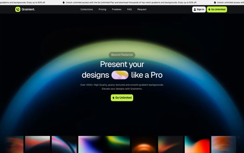 1000+ Gradients and AI-Generated Backgrounds