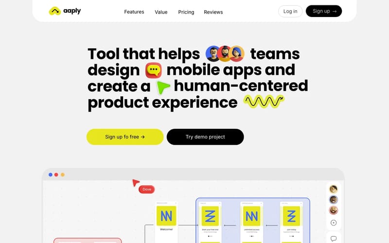 Aaply — Mobile app design tool