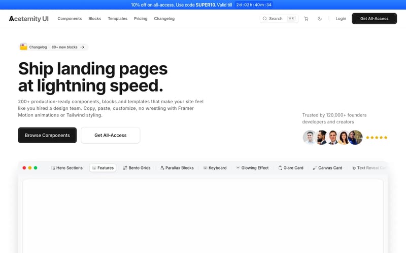 Aceternity UI — Beautiful Tailwind CSS and Framer Motion Components