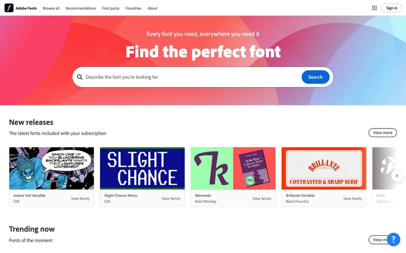 Adobe Fonts | Explore unlimited fonts