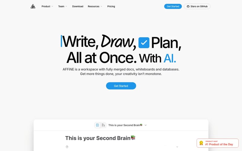 AFFiNE - All In One KnowledgeOS