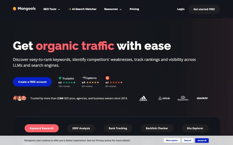 Affordable & Easy-to-Use SEO Tools | Mangools