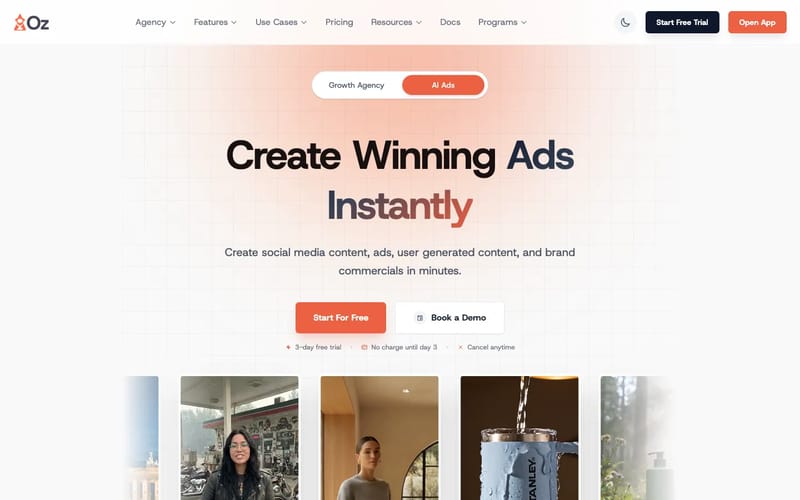 AI Ad Generator | HeyOz