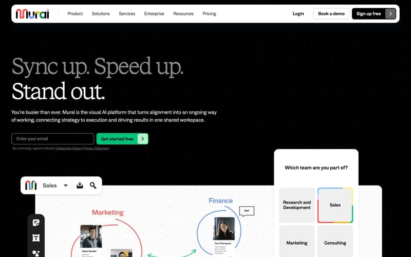 AI-powered visual workspace for team collaboration | Mural