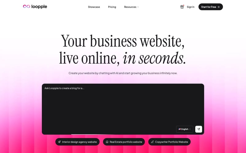 AI Website Builder - Create & Publish a Website for Free