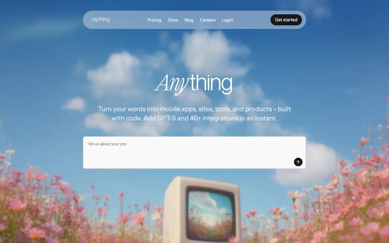 Anything - AI app builder