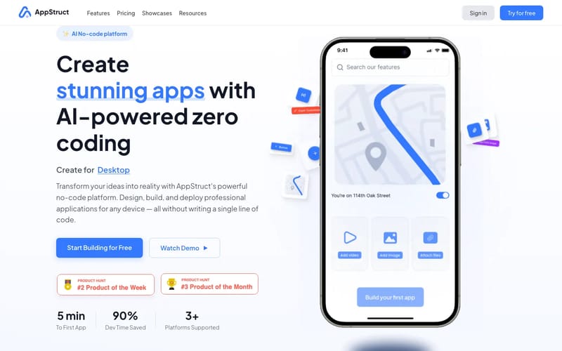 AppStruct - Create Mobile & Web Apps without coding