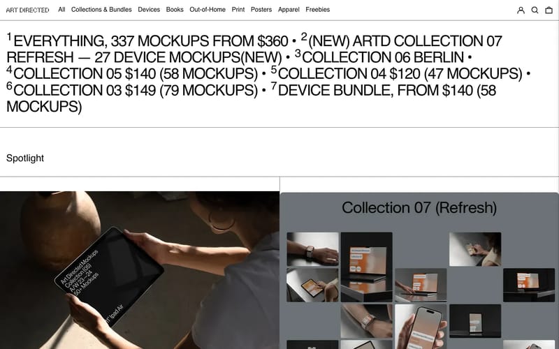 Art Directed Mockups