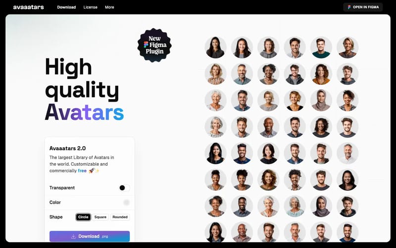 Avaaatars – Free Avatars Library