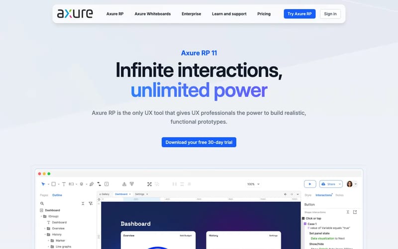 Axure RP - UX Prototypes, Specifications, and Diagrams in One Tool - Axure