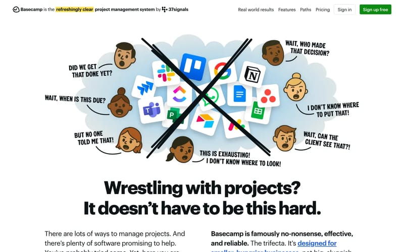 Basecamp — Project management software, online collaboration