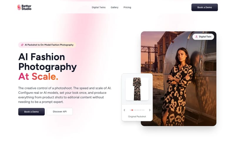 BetterStudio - AI Fashion Photography Platform