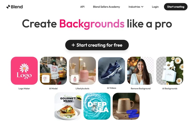 Blend: The All-in-One AI Design Studio for E-Commerce