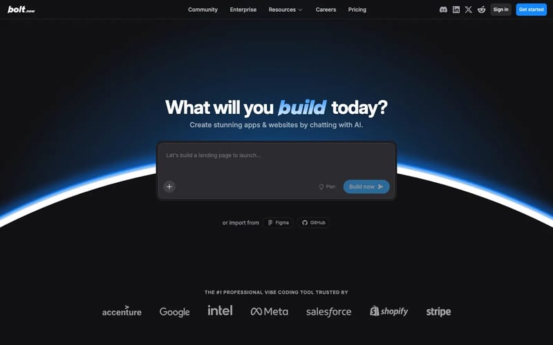 Bolt AI builder: Websites, apps & prototypes