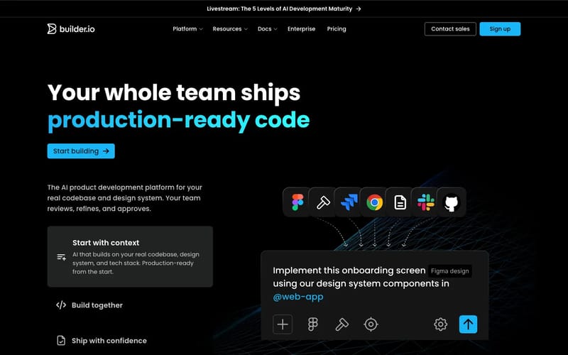 Builder.io: AI Frontend Engineer