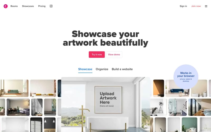 Canvy - Online tool for fine art painters and poster designers