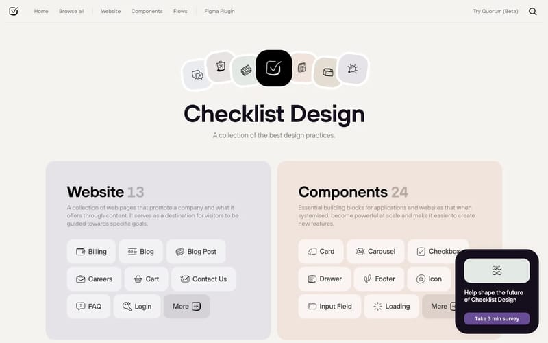 Checklist Design — UX, UI & Web Design Checklists for Designers