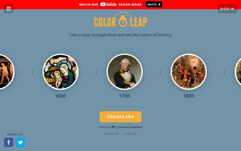 Color Leap - History's Palettes