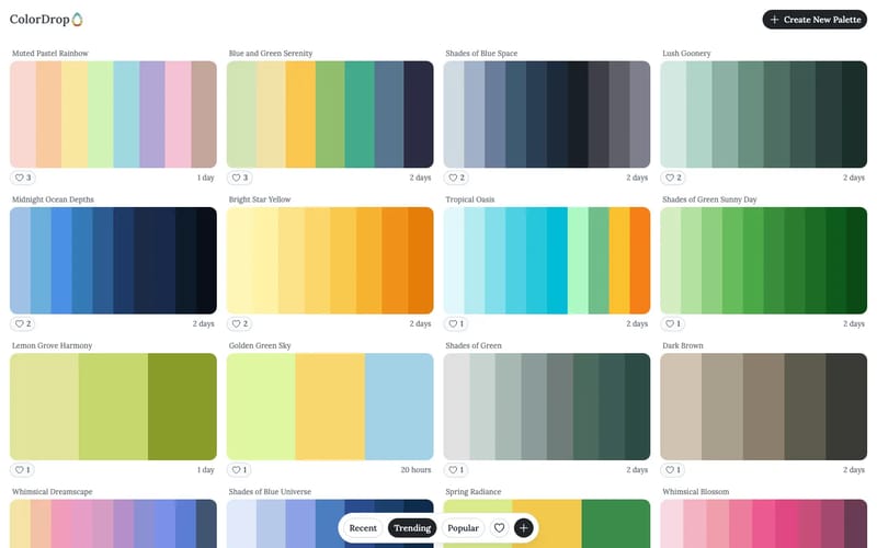 Color Palette Generator - ColorDrop