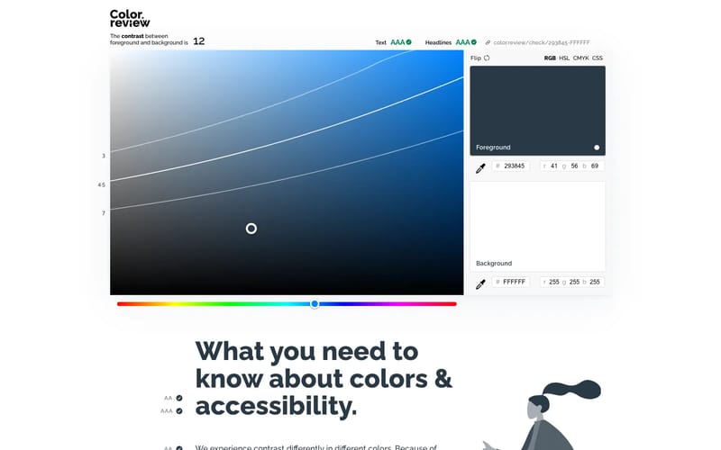 Color.review - Colors that look and work great for everyone