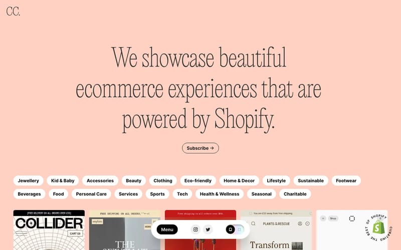Commerce Cream - The Best Shopify Store Designs