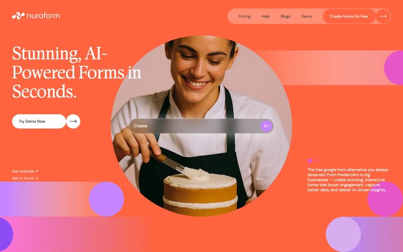 Create Beautiful, Smart, High-Converting Forms in Seconds — Nuraform