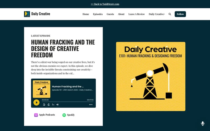 Daily Creative with Todd Henry Podcast