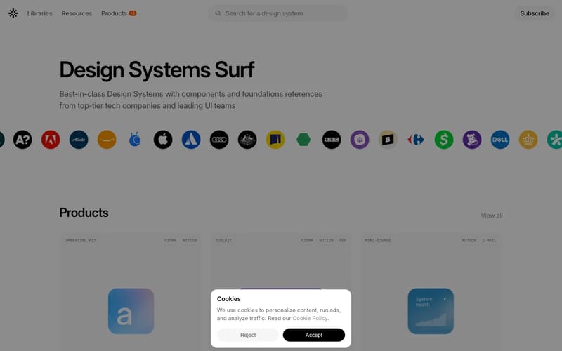 Design Systems Database & Gallery