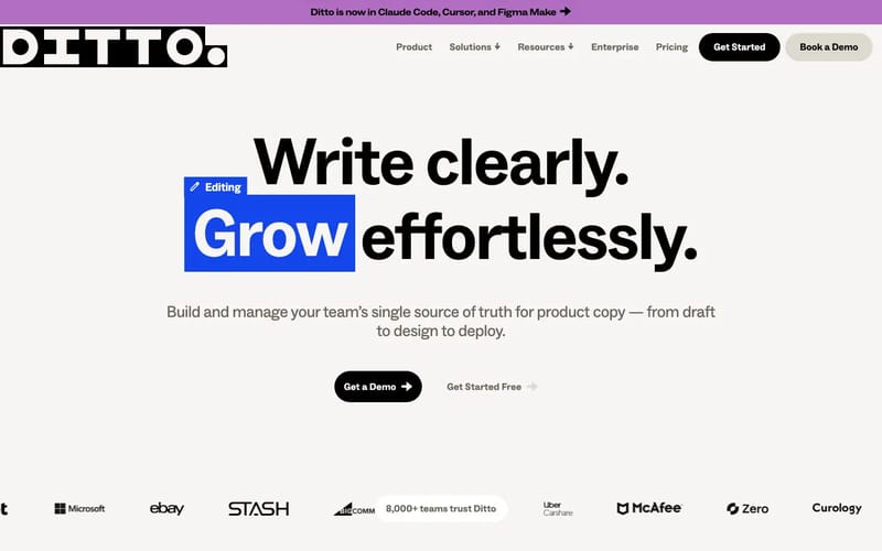 Ditto | Source of truth for product copy