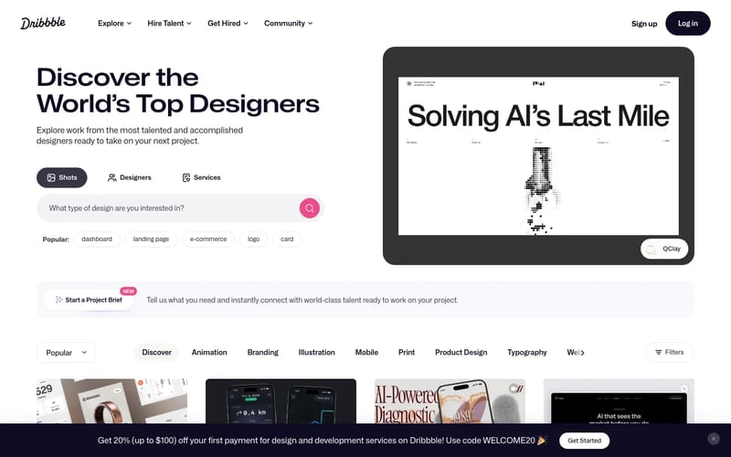 Dribbble - Discover the World’s Top Designers & Creative Professionals