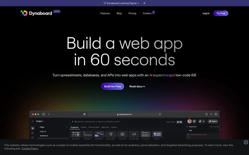 Dynaboard – Collaborative low-code IDE for developers
