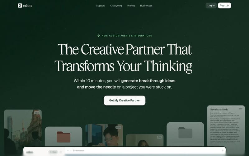 Eden – All Content, Files, & AI In One Place