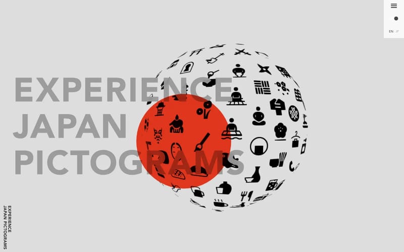 EXPERIENCE JAPAN PICTOGRAMS