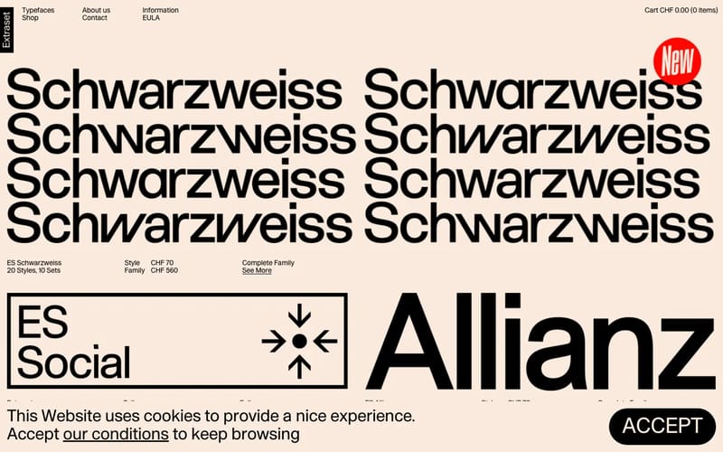 Extraset | Independent Swiss Type Foundry